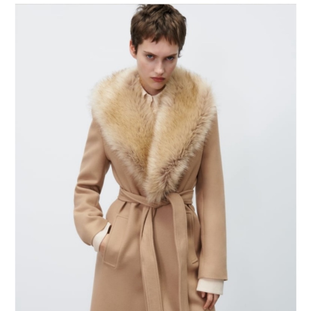 Zara wool trench coat